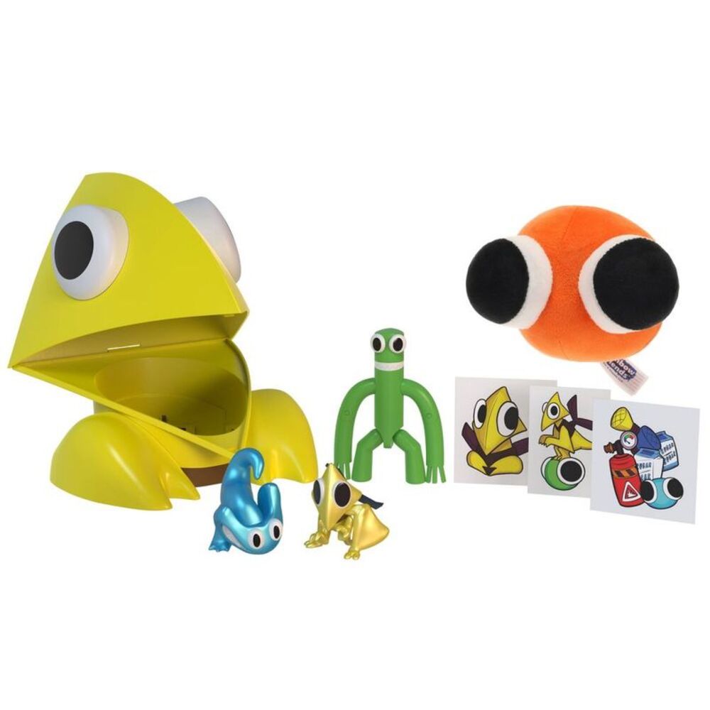 Rainbow Friends Collector Bundle Set w/ Reusable 9 Yellow/Orange